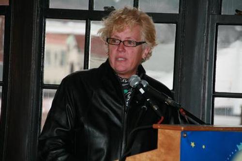 Denise Andrews, Massachusetts State Representative speaking at the APL Dedication Celebration.