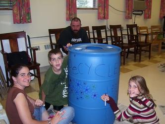 Rain Barrel Painting