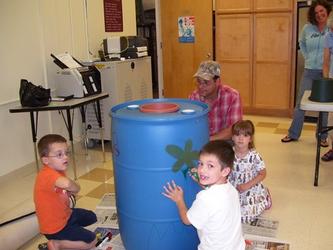 Rain Barrel Painting