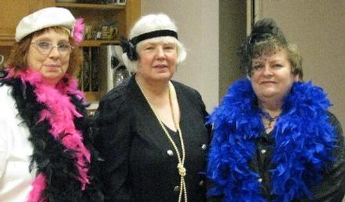 Roaring Twenties Program, contest winners: Mary Roberts, Patricia Ray, & Juli Matthews.