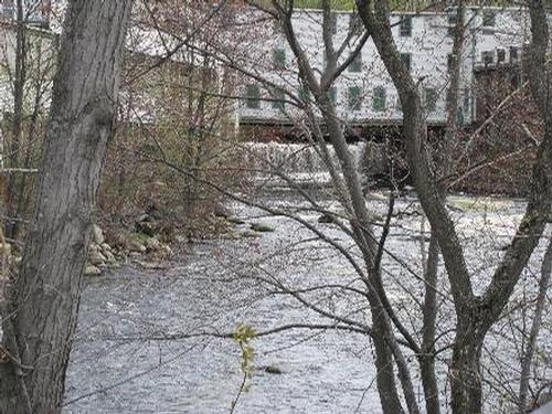 View of the Miller’s River at the Miller’s River Park by the Athol Library.