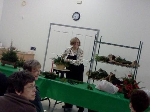 Betty Sanders, Holiday Program at the Library December 6, 2012.