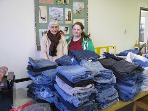 Teens for Jeans collected 151 pairs of jeans this year.
