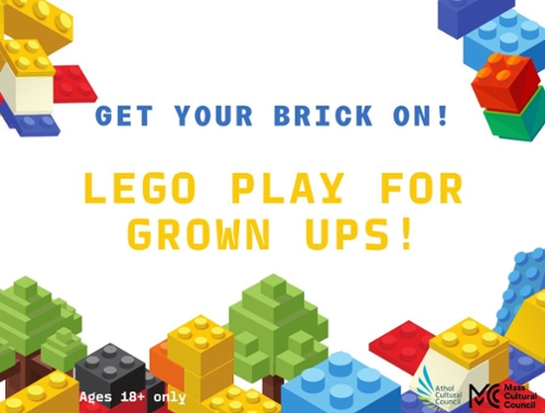 LEGO bricks with the same text as the news.