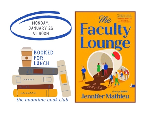 Booked For Lunch Logo and book cover.