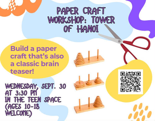Image fo the tower and the name of the workshop.