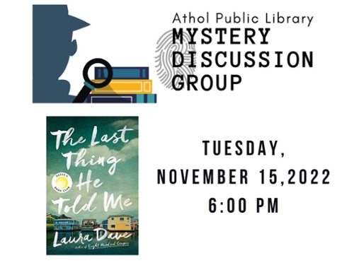 Mystery group LOGO and the book cover image.