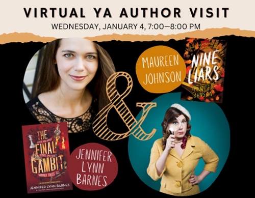 Pictured are the two author’s and the two book covers.