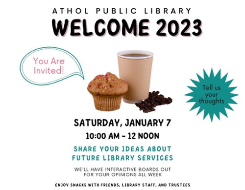 A muffin, coffee cup, and coffee beans to accompany the text.