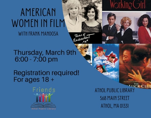 Images of women in the films, A Leage of their Own, Working Girl, and Terms of Endearment.