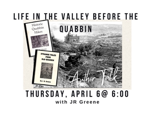 J.R. Greene’s book covers over a woodsy backdrop of one of the disbanded towns.