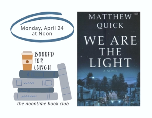 The book cover and Booked for lunch LOGO.