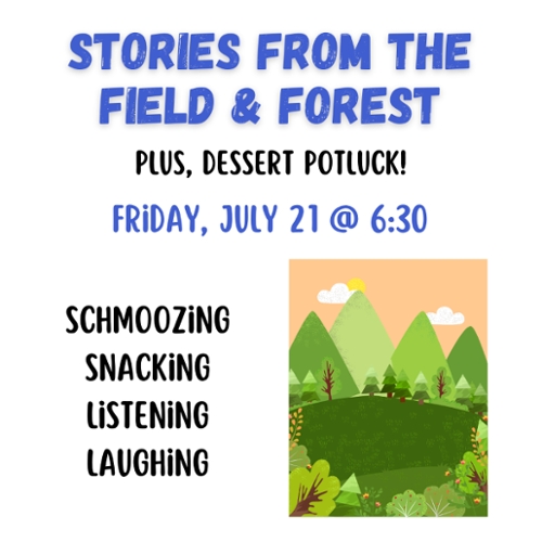 A cartoon of green trees and land with some information that is already in the text of the news.
