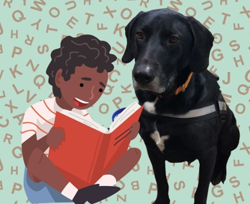 Hunter with an image of a cartoon black boy.