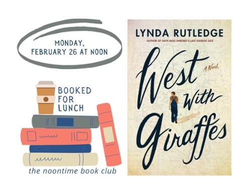 Booked For Lunch Logo and the book cover.