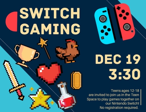 Cartoon controllers and pixel images from games.