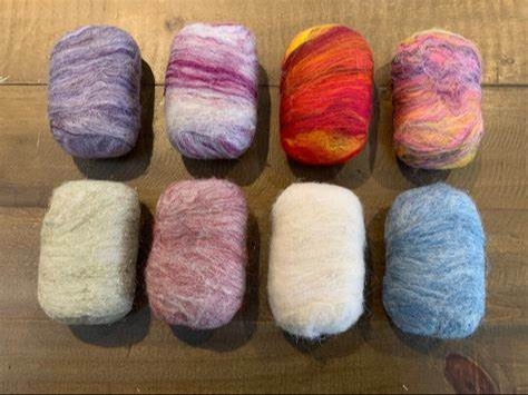 Colorful examples of felt.
